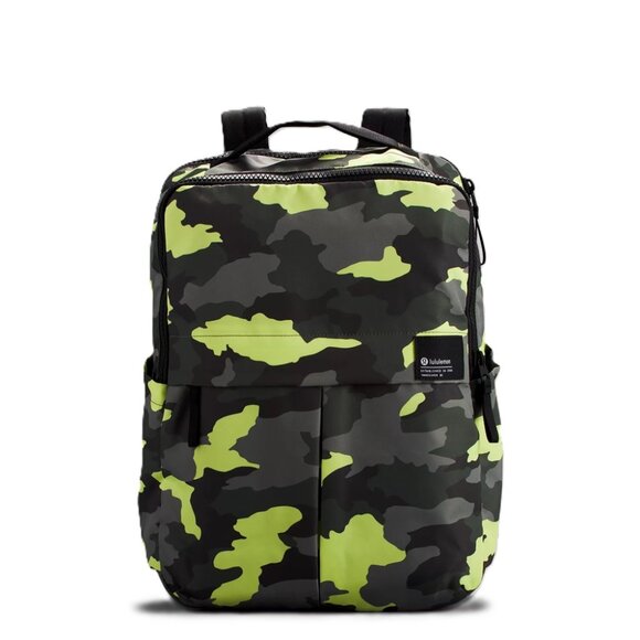 Lululemon Everyday Backpack 2.0 23L Heritage 365 Camo Neo Mint Multi/Black - NEW - Picture 1 of 4